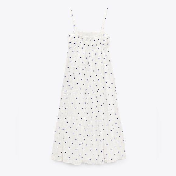 New Zara Embroidered Floral Dress - 0881/323 - Picture 6 of 16